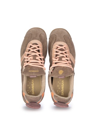 SATORISAN | SNEAKER STARDUST SUEDE BRAUN ROSA