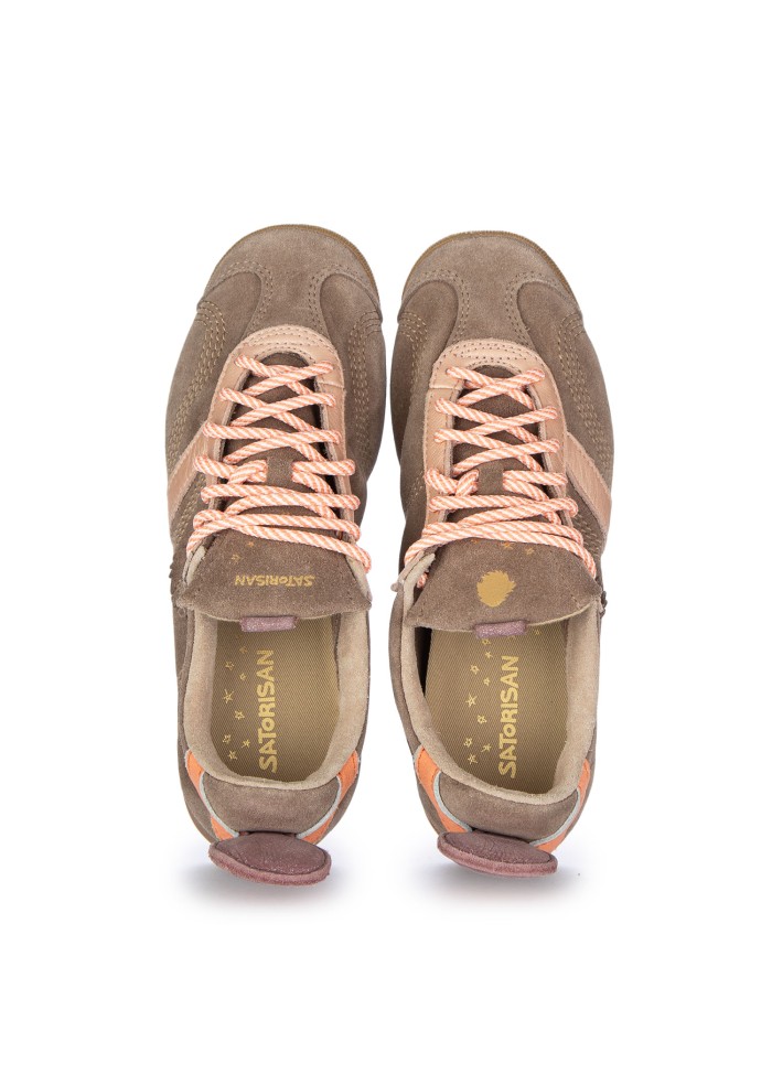damen sneaker satorisan stardust suede braun rosa