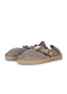 SATORISAN | CLOSE-TOE SANDALS BENIRRAS MICROPERFORATED GREY