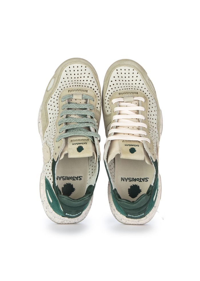 sneakers uomo satorisan chacrona laser premium grigio chiaro