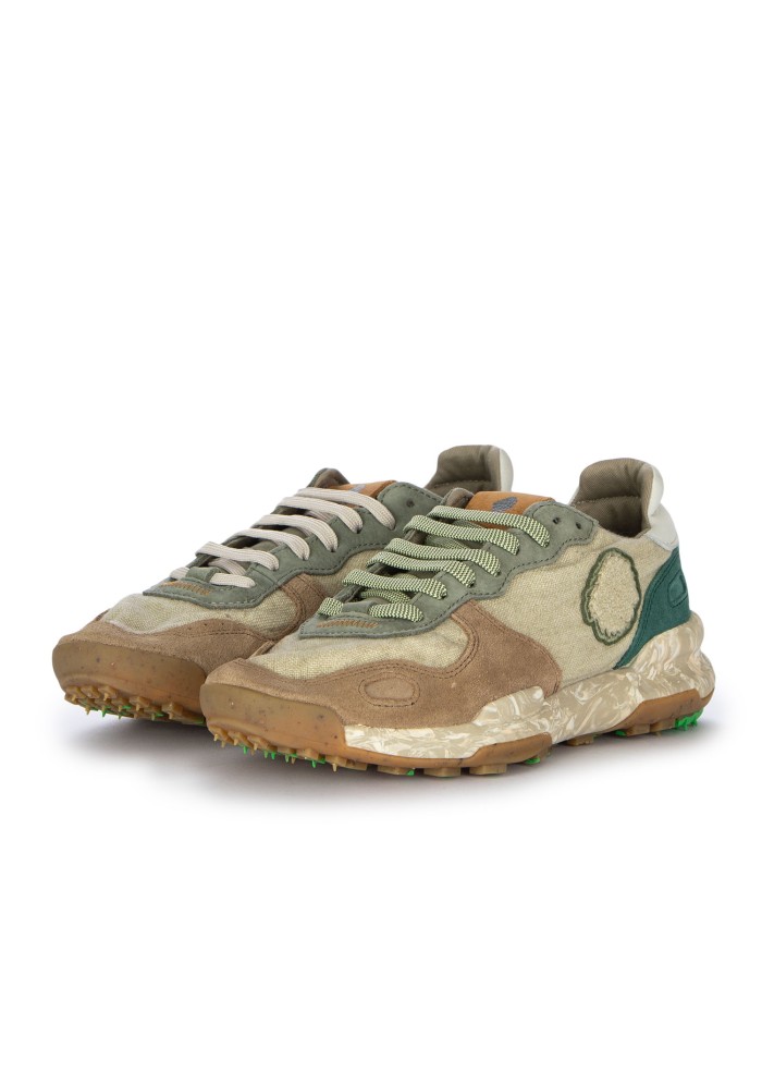 sneakers uomo satorisan chacrona linen verde marrone