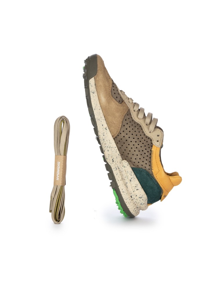 herren sneakers satorisan chacrona laser premium braun