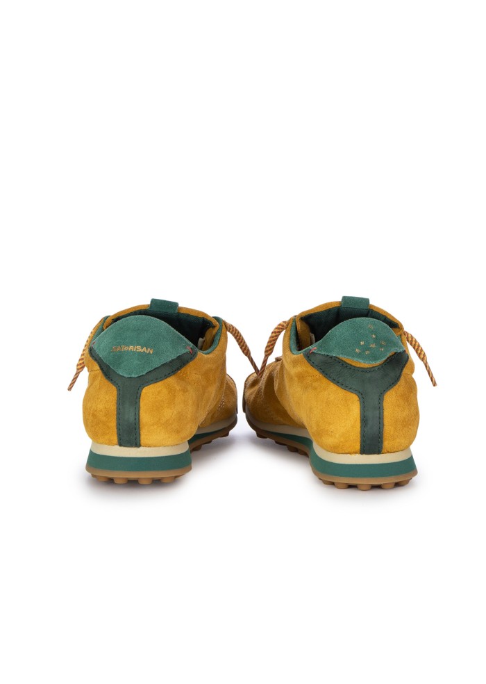 sneakers uomo satorisan stardust suede giallo senape