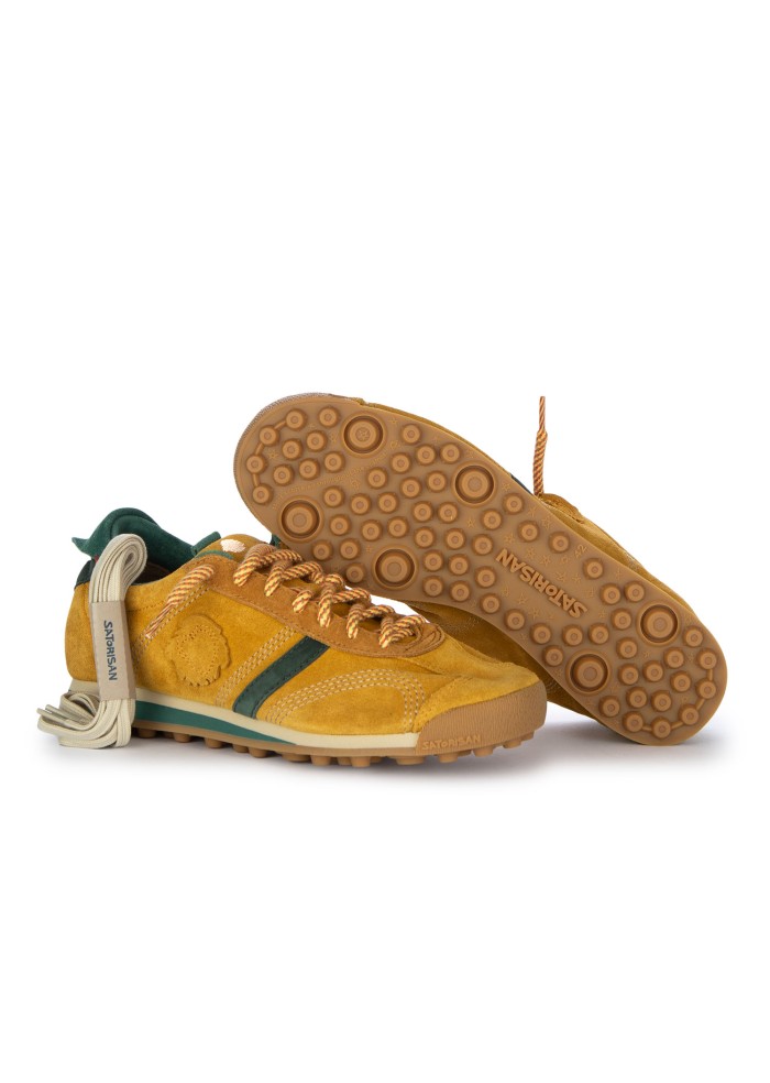 mens sneakers satorisan stardust suede mustard yellow