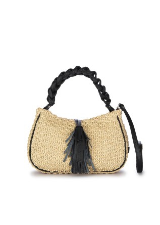 womens shoulder bag ripani keira beige black