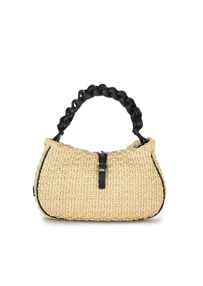 borsa a spalla ripani keira beige nero