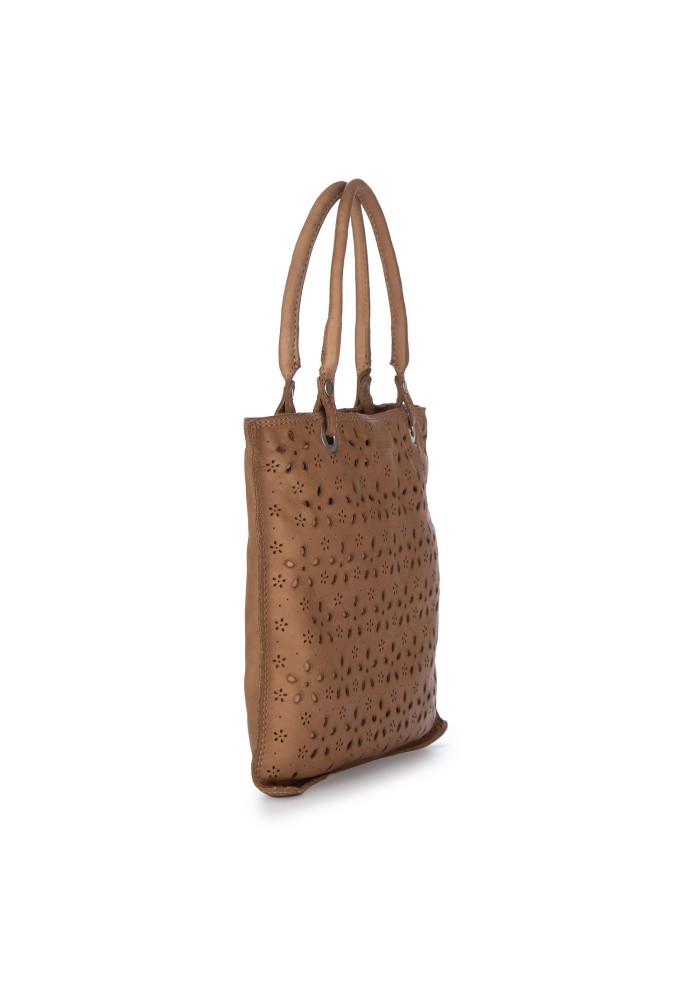 damen shopper tasche caterina lucchi ambra medium braun
