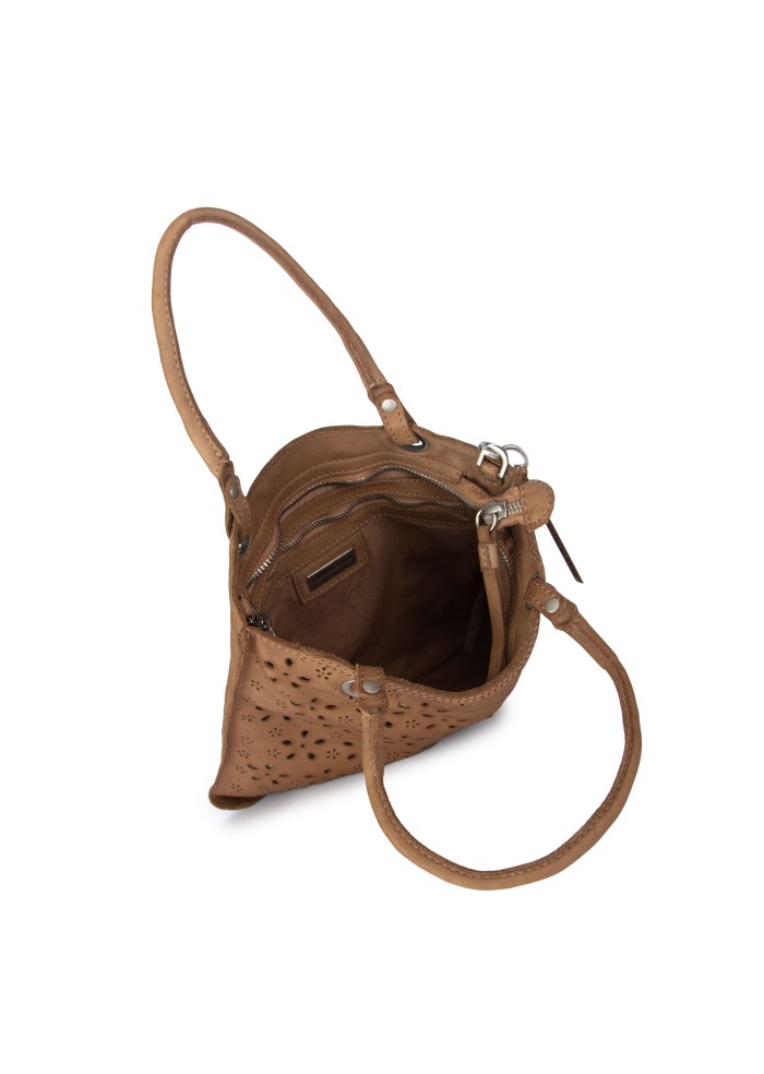 womens shopper bag caterina lucchi ambra m brown