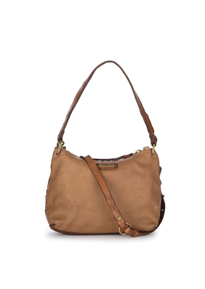 damen schultertasche caterina lucchi asia small braun