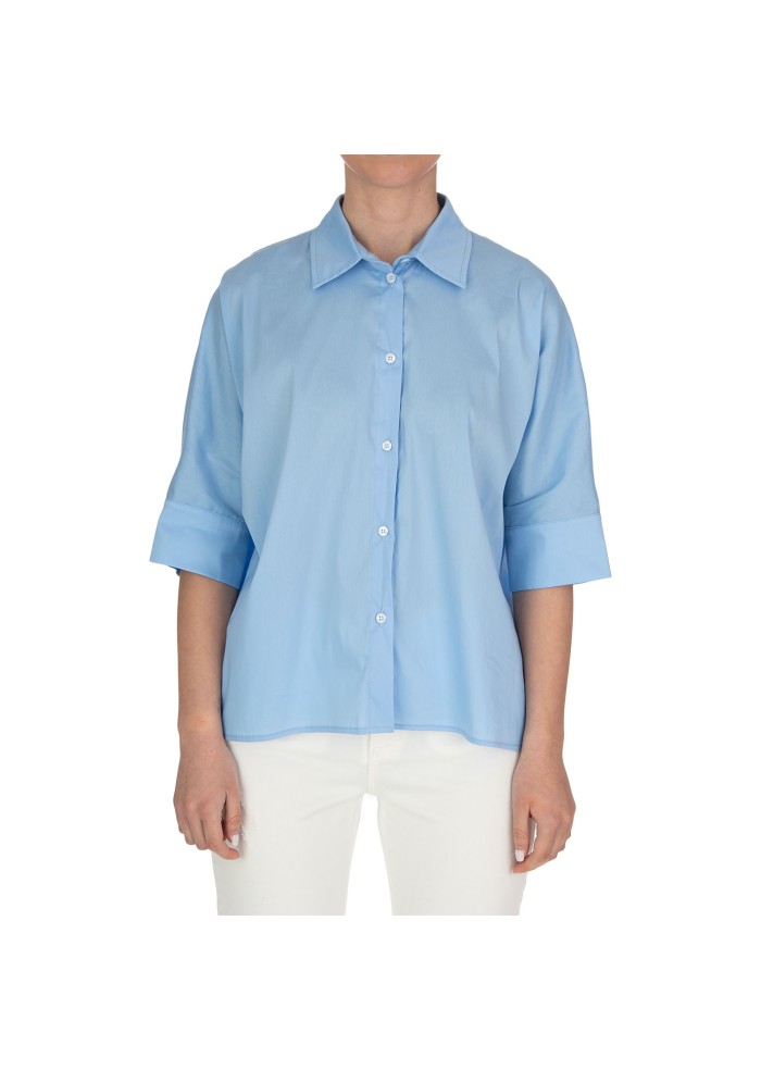 damen hemd kartika 3 4 armel hellblau