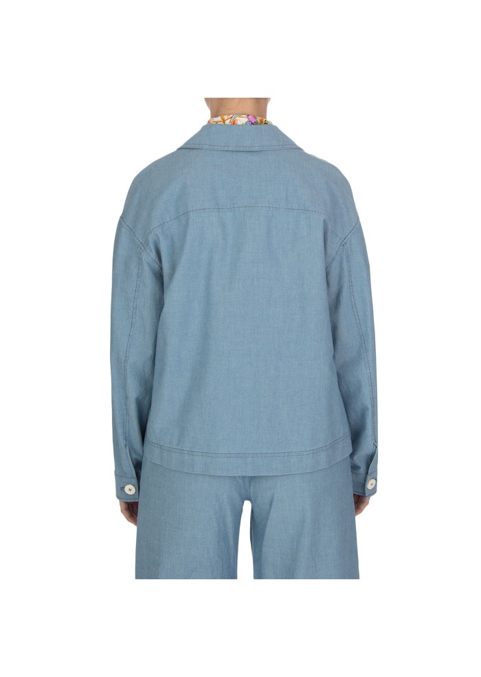 damen jacke circolo 1901 casual chic hellblau