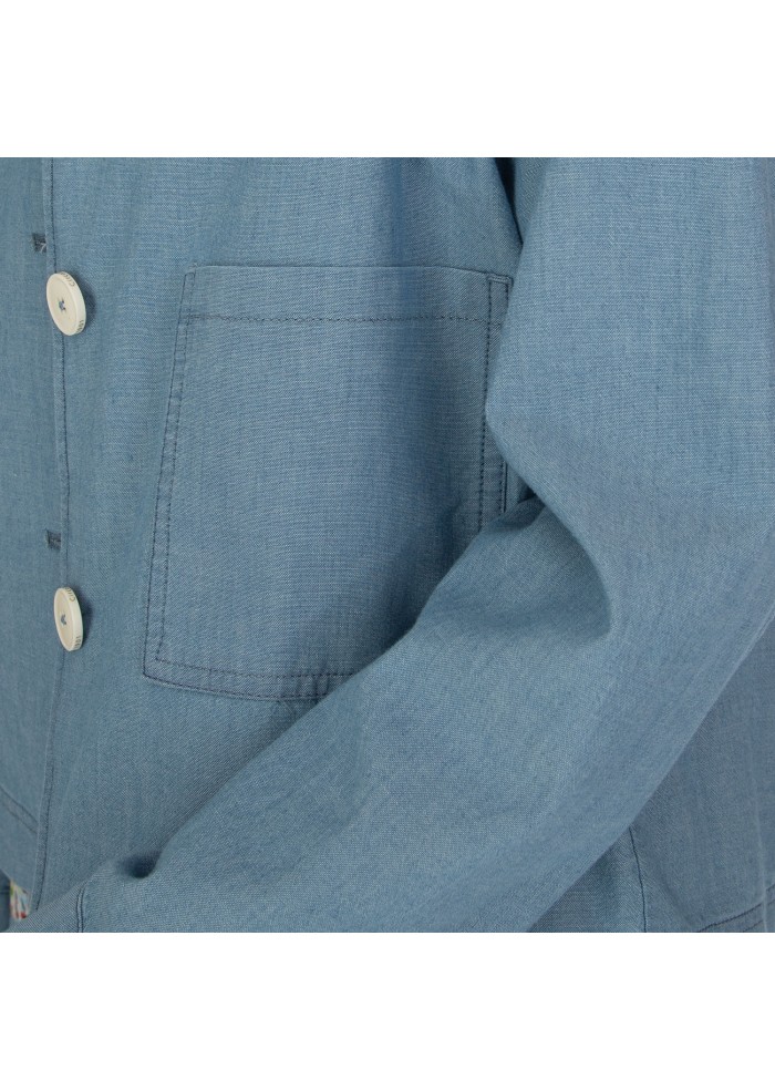 womens jacket circolo 1901 casual chic light blue