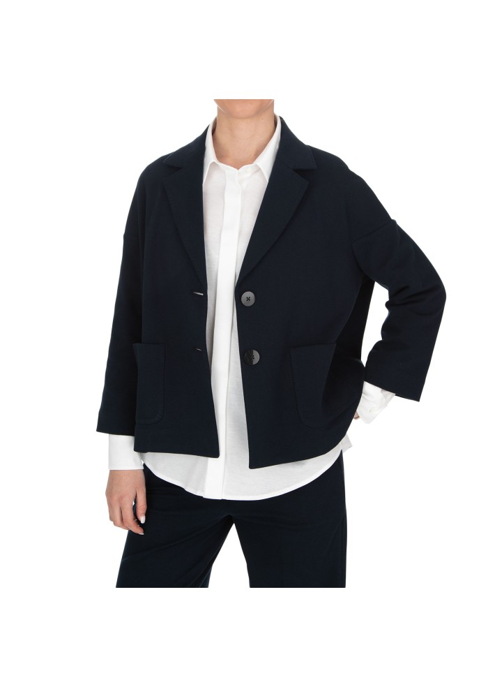 giacca donna circolo 1901 boxy blu