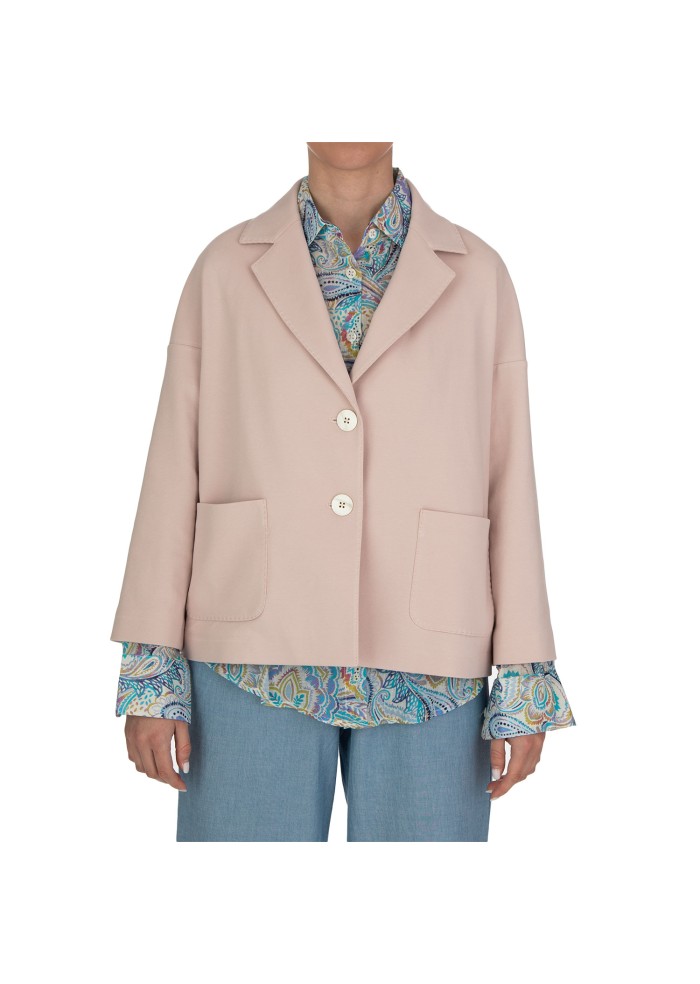 damen jacke circolo 1901 boxy rosa