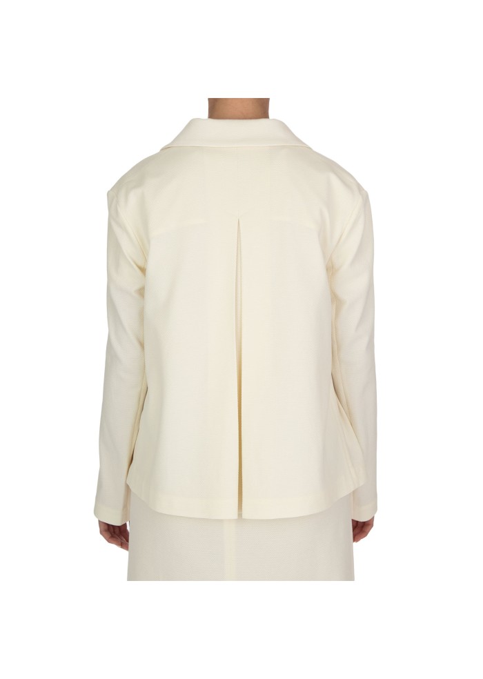 giacca donna circolo 1901 eleganza minimal bianco latte