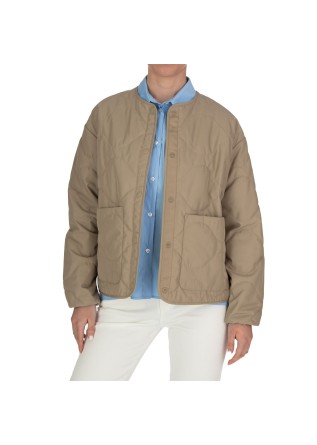 piumino donna save the duck twill22 desi beige