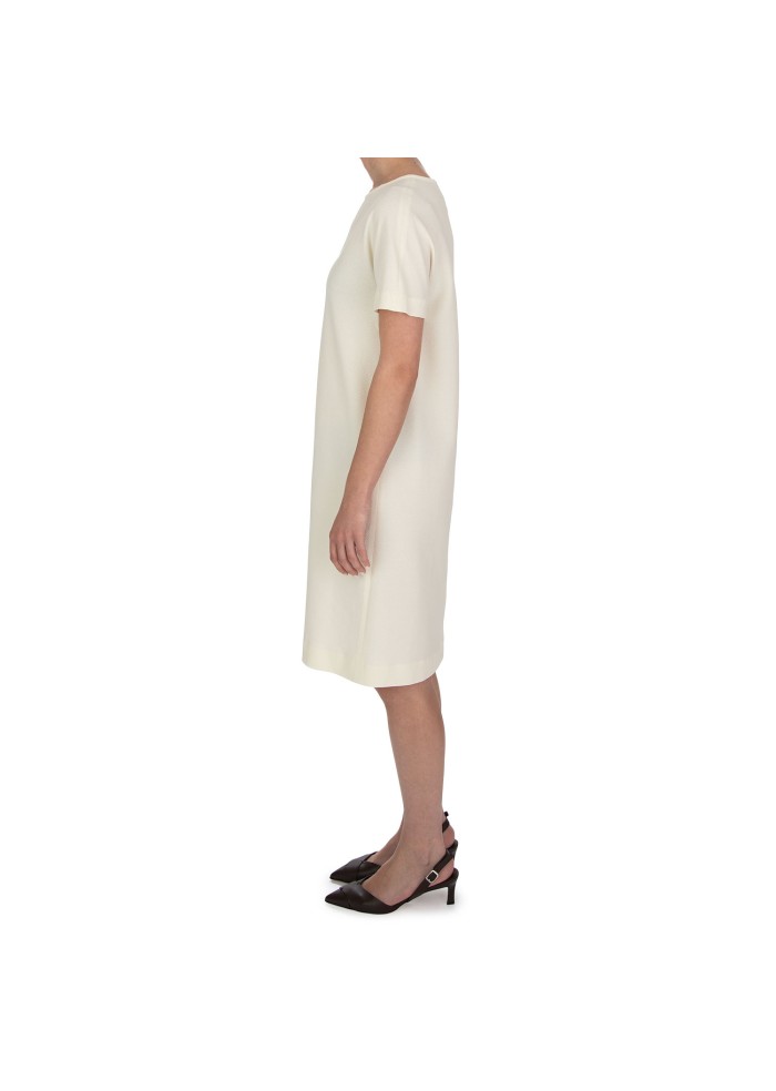 womens dress circolo 1901 minimal elegance creamy white