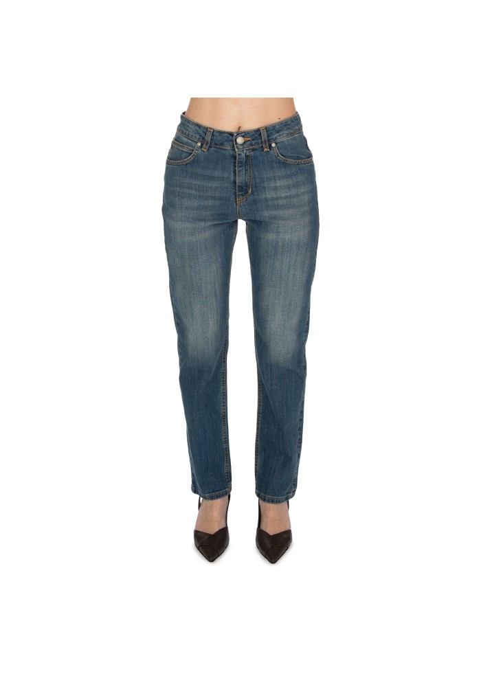 damen jeans kartika slim fit blau