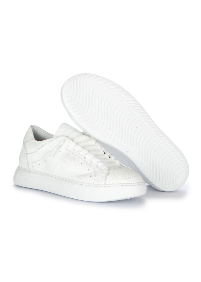 mens sneakers pawelks crackled leather white