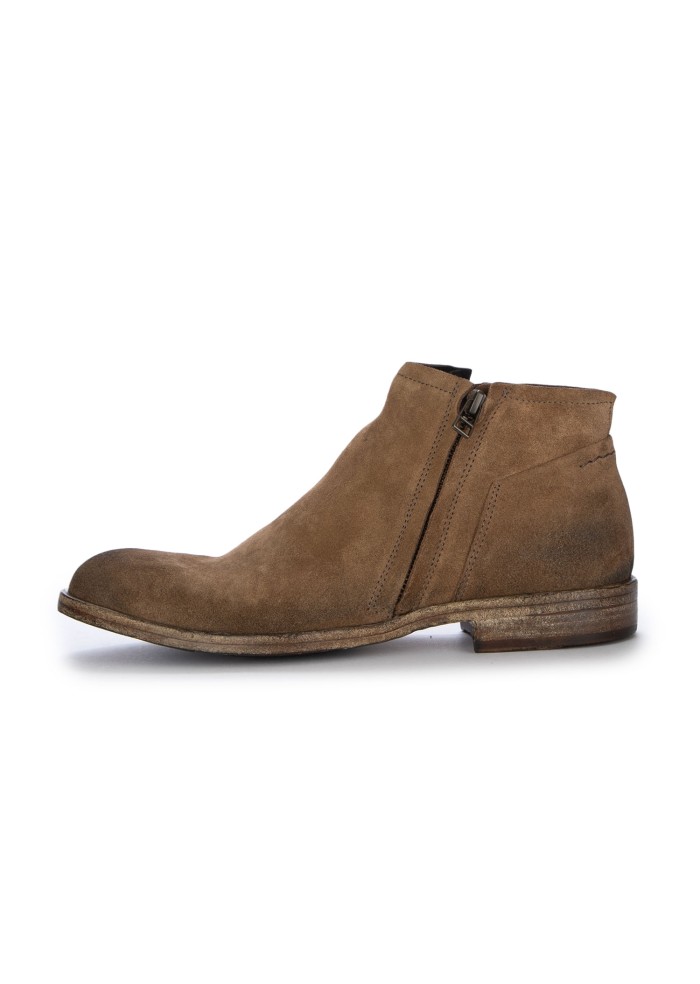 mens ankle boots pawelks suede cocoa brown