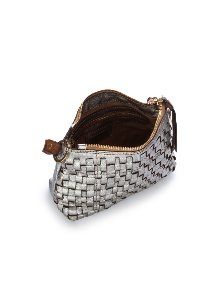 borsa a spalla donna caterina lucchi asia small argento