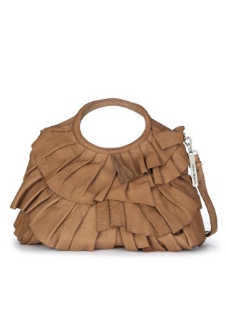 damen handtasche caterina lucchi camilla large braun