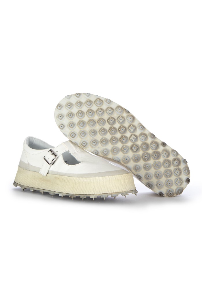 damen flache schuhe shot snow fix cloud weiss