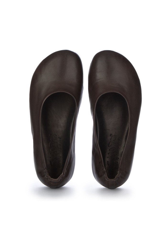 scarpe basse donna shoto foulard marrone