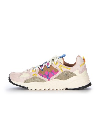 womens sneakers flower mountain yamabushi pink cream