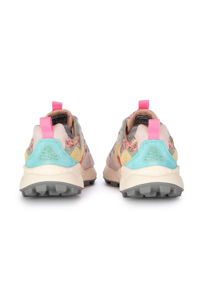 damen sneaker flower mountain yamano 3 blumen rosa mehrfarbig