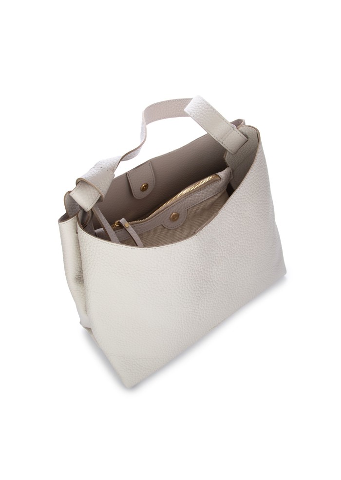 damen schultertasche gianni chiarini amira beige