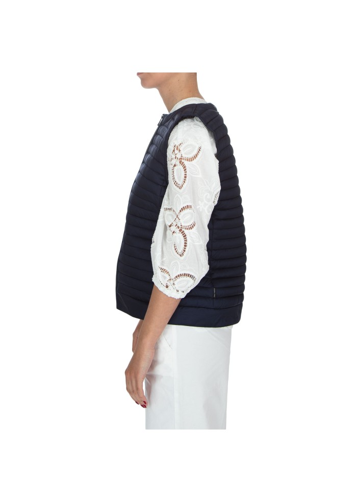 gilet donna save the dcuk iris22 blu nero