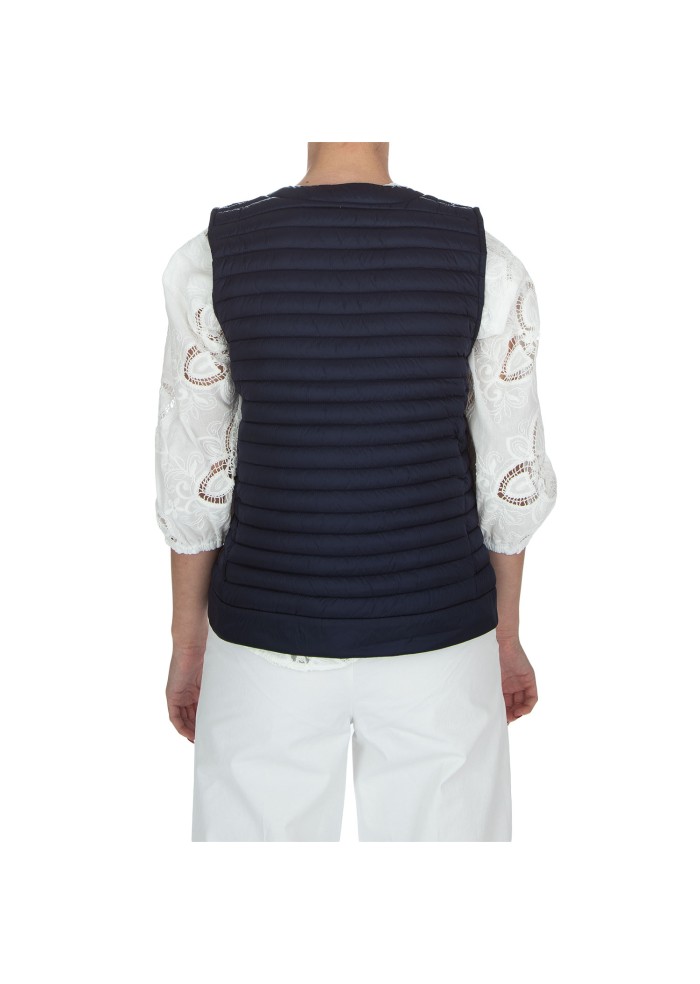 damen weste save the duck mara blau schwarz