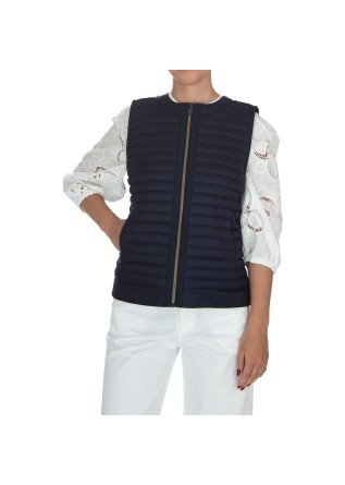 damen weste save the duck mara blau schwarz