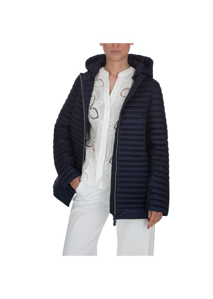piumino donna save the duck iris22 alima blu nero