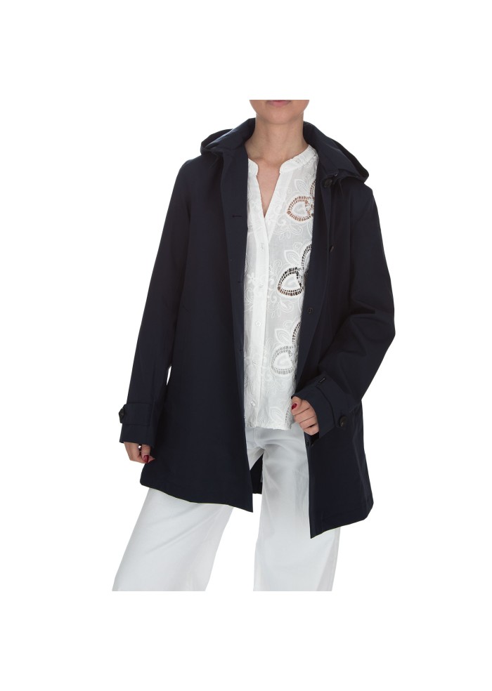 cappotto impermeabile save the duck grin22 april blu nero