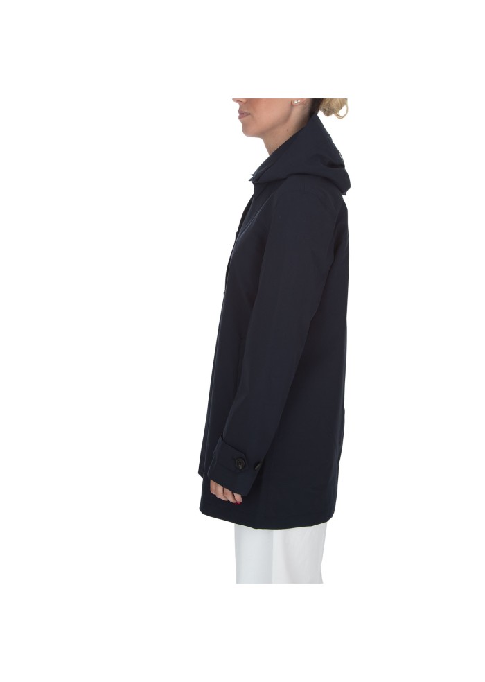 cappotto impermeabile save the duck grin22 april blu nero