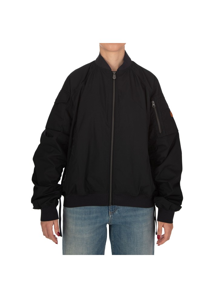 giacca bomber donna save the duck twill22 lil nero