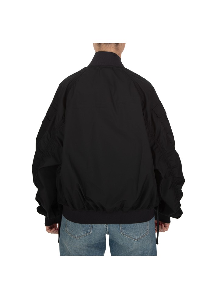 damen bomberjacke save the duck twill22 lil schwarz