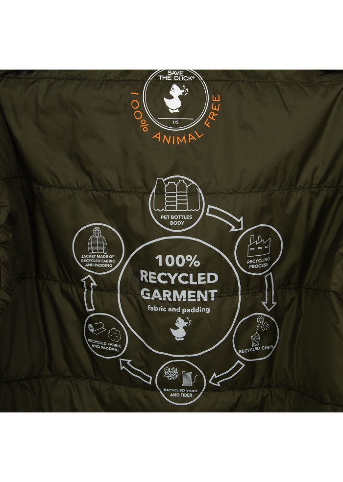 damen jacke save the duck aisha mega22 grun