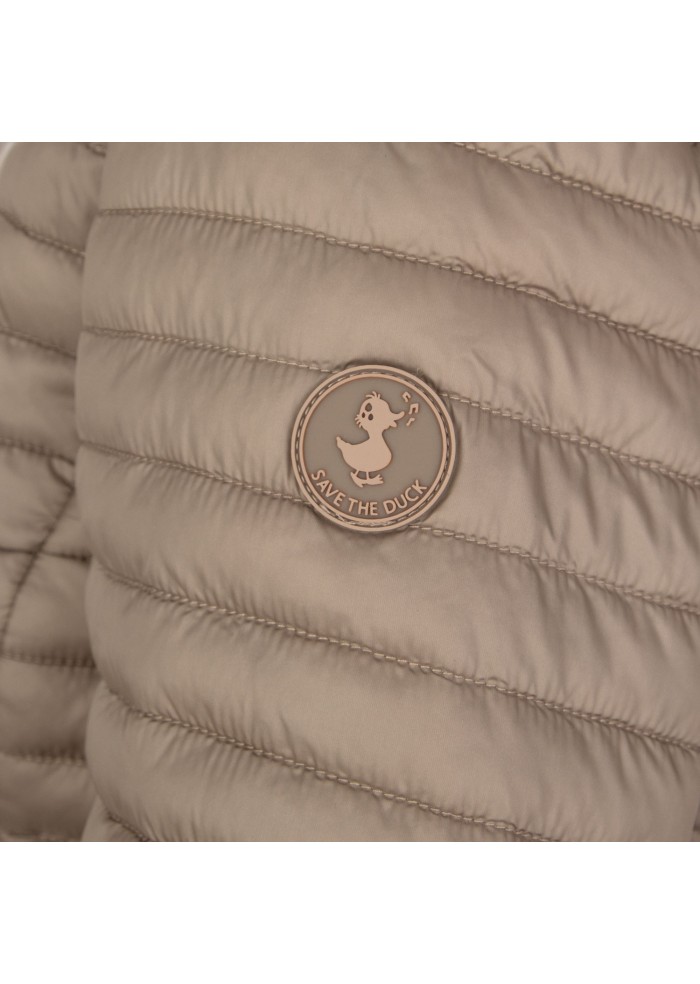 damen daunenjacke save the duck iris22 alexa taupe