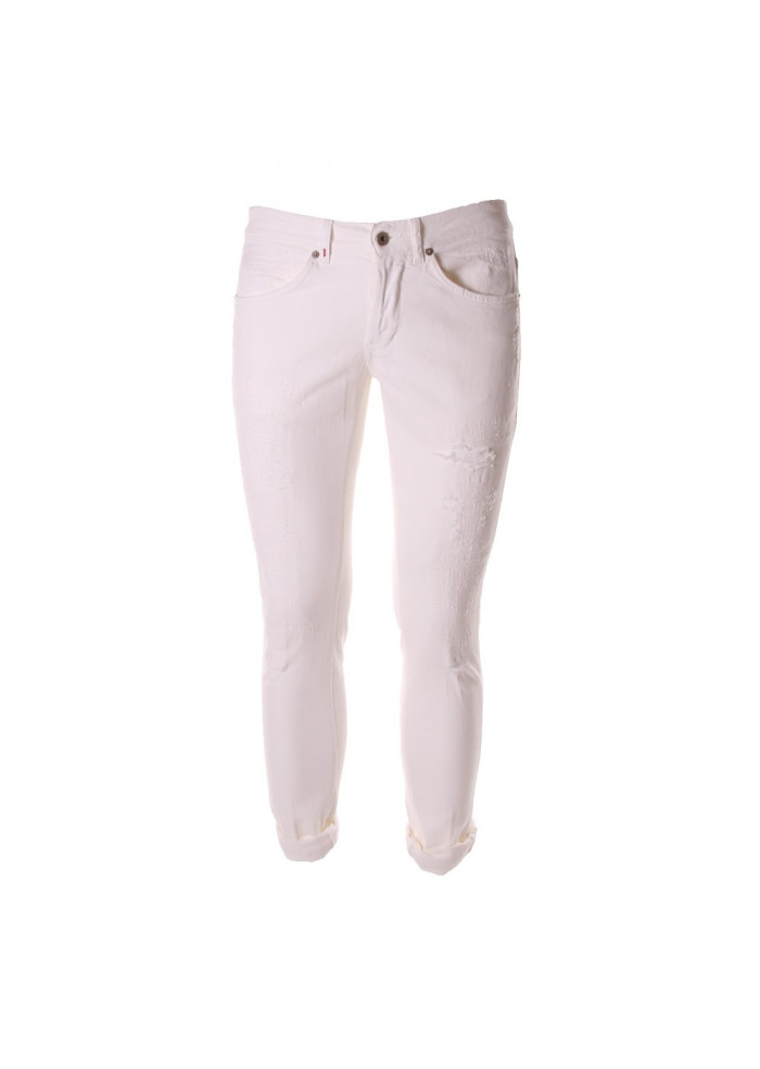 DERNA | JEANS UOMO DONDUP | BS015U BIANCO JEANS UOMO DONDUP | BS015U BIANCO