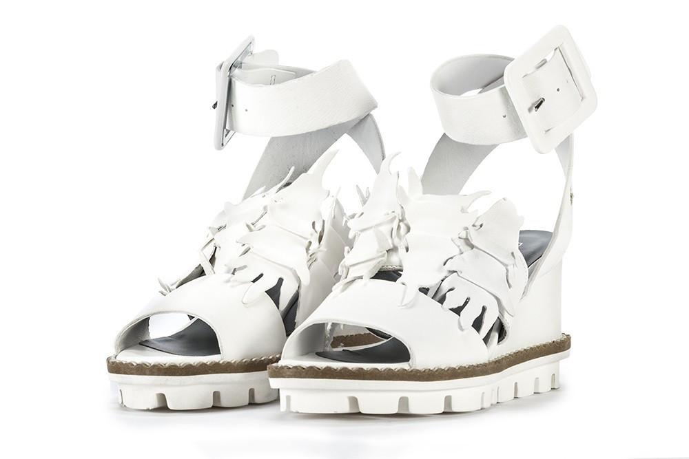 Patrizia white cheap sandals