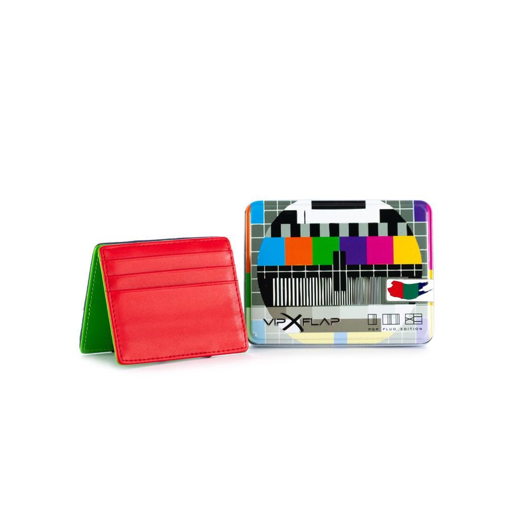 Men s Wallet Vip Flap Pop Blue Green Red derna