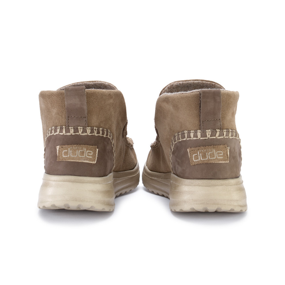 Stivaletti Donna Hey Dude Denny Suede Beige derna