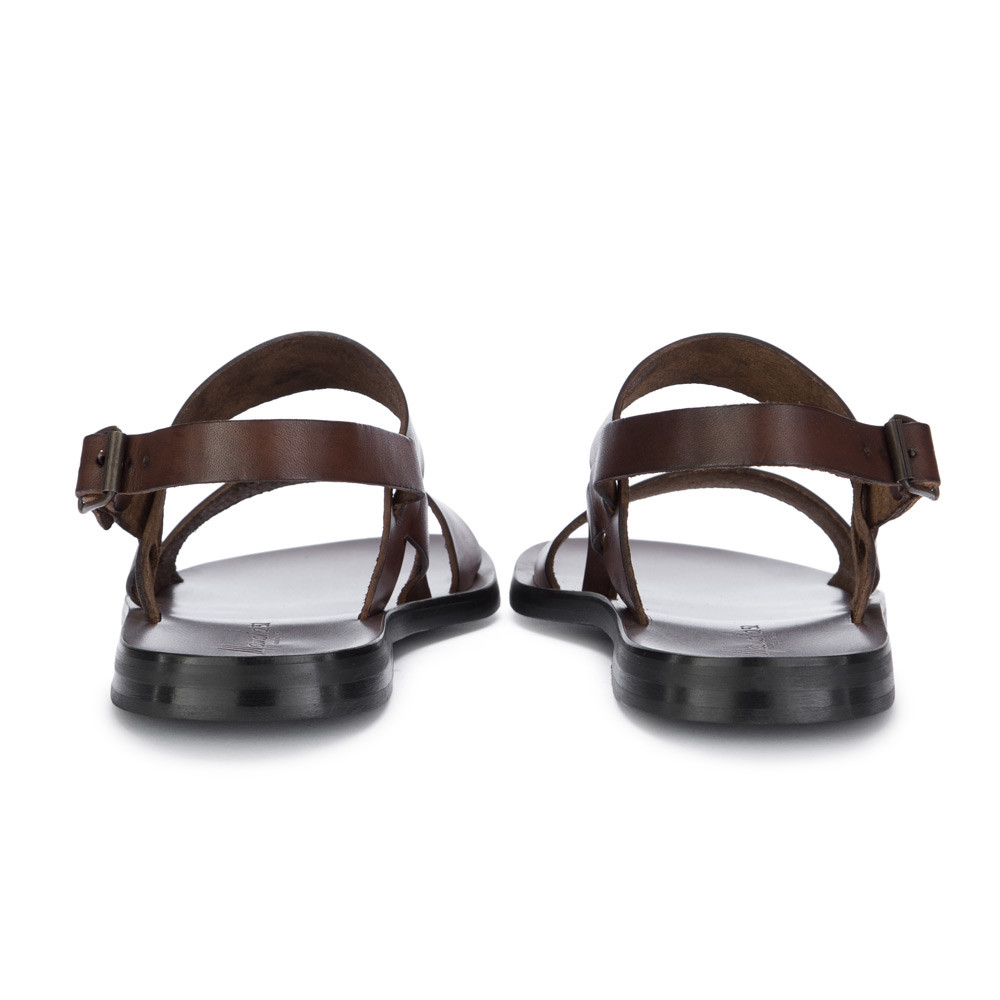 Herrensandalen Manovia 52 | M5026 Braun Leder | derna.it 
