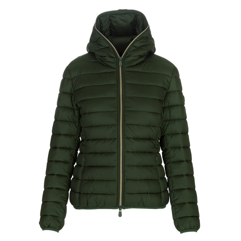 Green ladies puffer jacket outlet