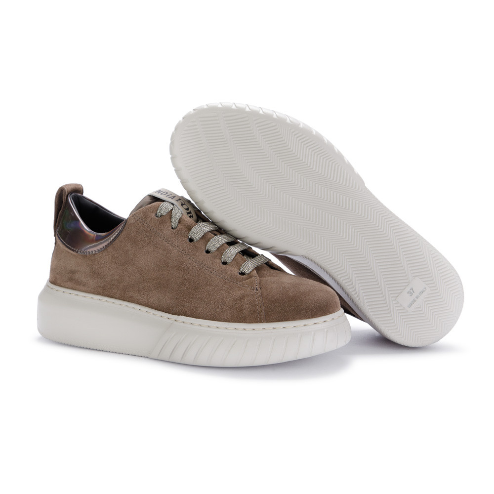 Women s Sneakers Andiafora Zoe C Brown Suede derna