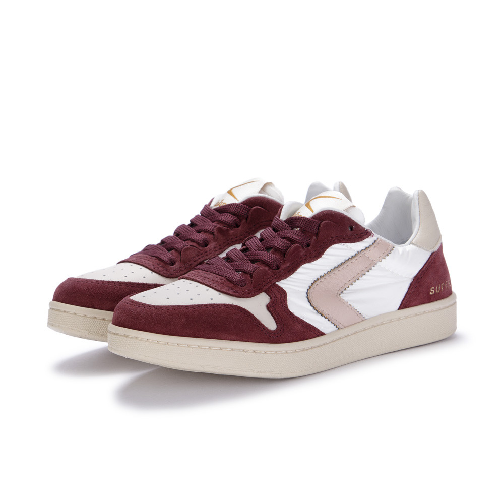 Sneakers Donna Valsport 1920 Super Mix Color Bianco Bordeaux derna