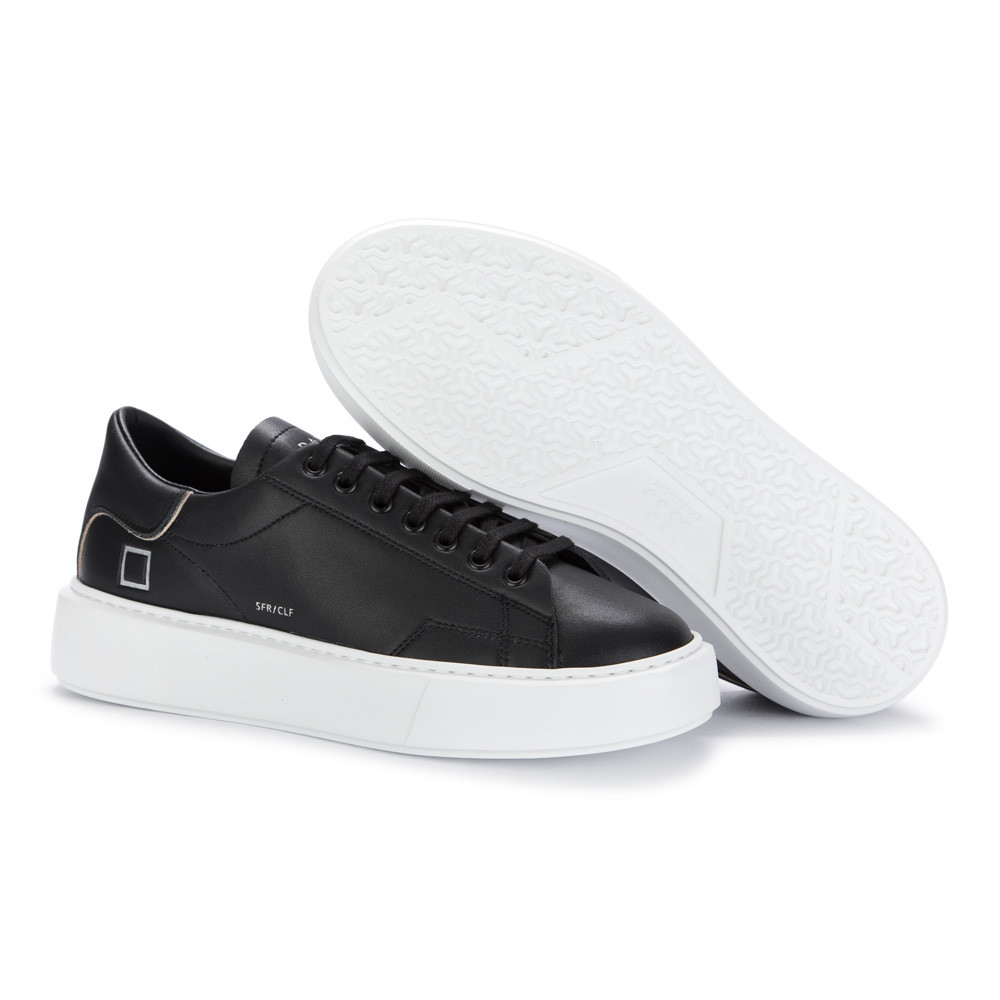 Sneakers Donna D.a.t.e. W371 Sfera Calf Nero derna